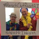 Bill Hollinshead and guest at Read and Romp